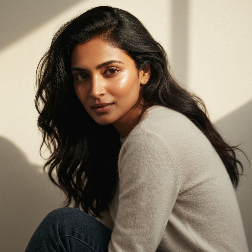 Luxury face analysis portrait